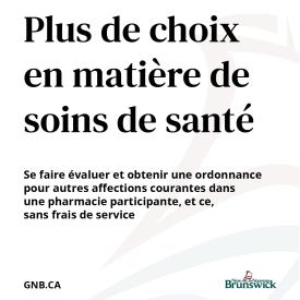 Plus de choix en matière de soins de santé