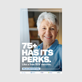 Get your RSV Vaccine, Free for 75+